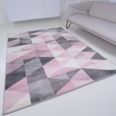 Berlin E8681 rózsaszín-szürke 160x220cm