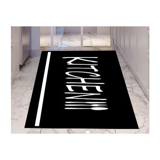 SIL Konyhai szőnyeg 57x197cm-fekete kitchen