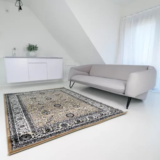 Tebriz 6447 bézs 200x280cm-klasszikus szőnyeg 