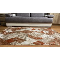 Modern szőnyeg akció, LARA terra-bézs 4872 80x150cm