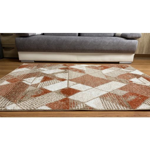 Modern szőnyeg akció, LARA terra-bézs 4872 80x150cm