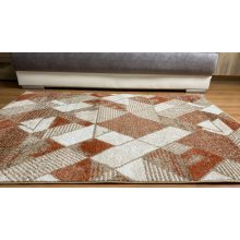 Modern szőnyeg akció, LARA terra-bézs 4872 80x150cm