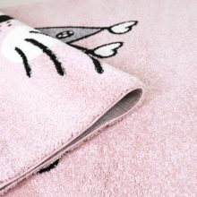 GYEREKSZŐNYEG AKCIÓ, EPERKE 120x170cm E220 rózsaszín cuki cicás szőnyeg