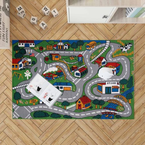 Cute Játszószőnyeg 80x150cm autópályás new