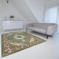 Tebriz 6450 zöld 160x220cm-klasszikus szőnyeg 