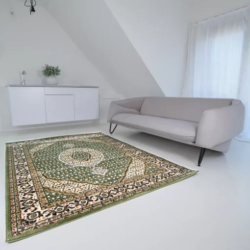 Tebriz 6450 zöld 160x220cm-klasszikus szőnyeg 