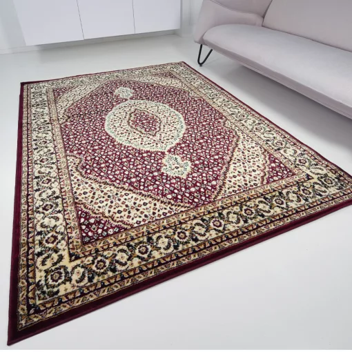 Tebriz 6450 bordó 60x100cm-klasszikus szőnyeg 