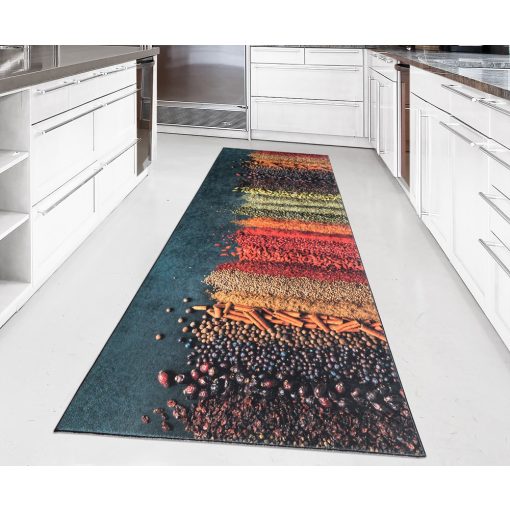 SIL Konyhai szőnyeg 77x197cm-színes fűszeres