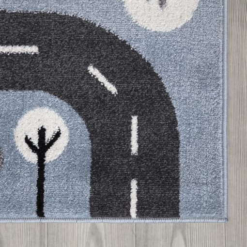 GYEREKSZŐNYEG AKCIÓ, EPERKE 120x170cm D079 kék autópályás szőnyeg