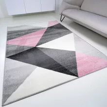 Berlin F8001 rózsaszín-szürke 120x170cm