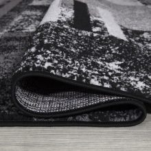 Modern szőnyeg akció, LARA fekete 4865 80x150cm