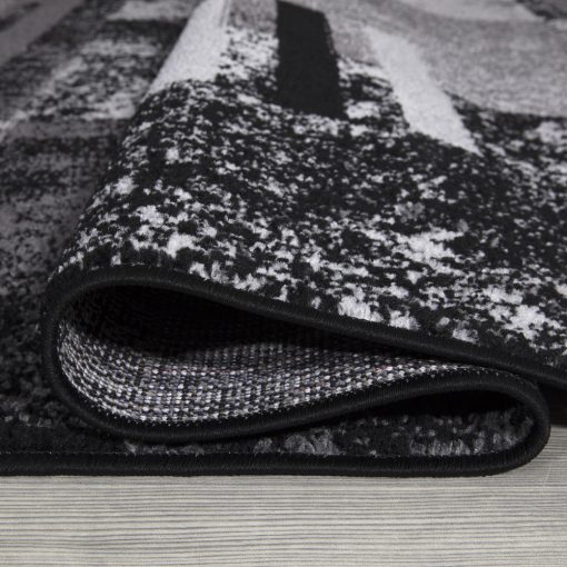 Modern szőnyeg akció, LARA fekete 4865 80x150cm