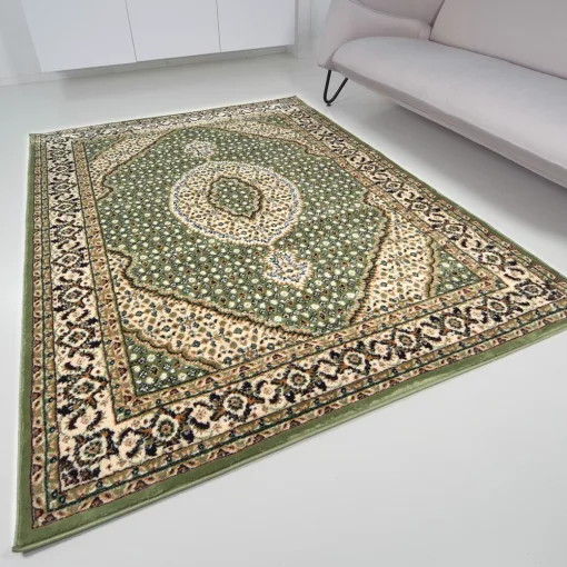Tebriz 6450 zöld 80x150cm-klasszikus szőnyeg 