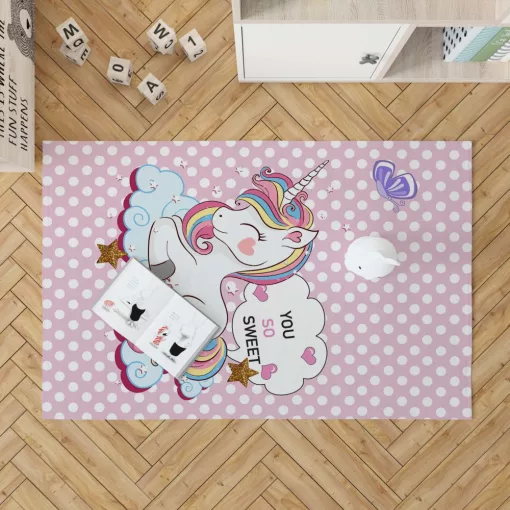 Cute Játszószőnyeg 130x180cm unicornisos