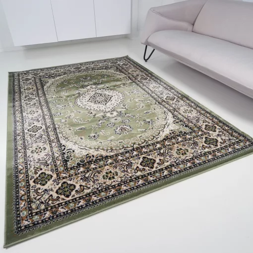 Tebriz 6449 zöld 200x280cm-klasszikus szőnyeg 
