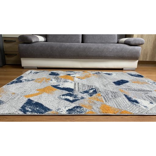 Modern szőnyeg akció, LARA narancs-kék 4872 80x150cm