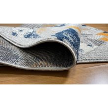 Modern szőnyeg akció, LARA narancs-kék 4872 80x150cm