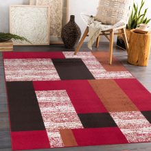 Modern szőnyeg akció, LARA piros-terra 4574 80x150cm