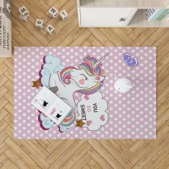 Cute Játszószőnyeg 160x220cm unicornisos new