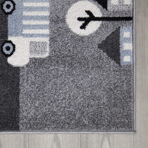 GYEREKSZŐNYEG AKCIÓ, EPERKE 160x230cm D079 szürke autópályás szőnyeg