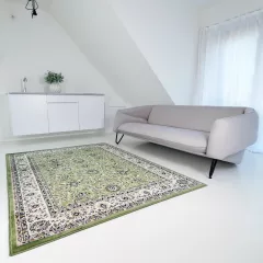 Tebriz 6447 zöld 160x220cm-klasszikus szőnyeg 