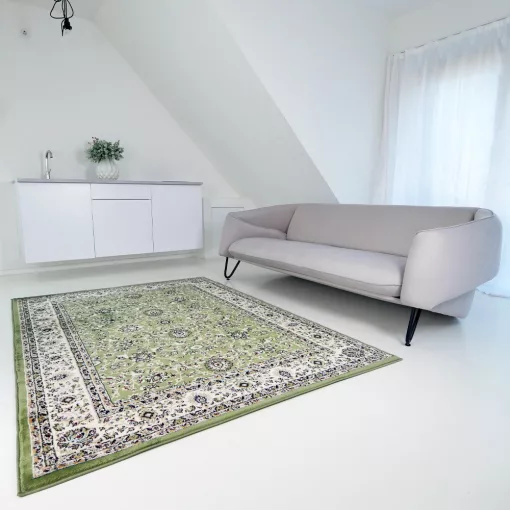 Tebriz 6447 zöld 160x220cm-klasszikus szőnyeg 