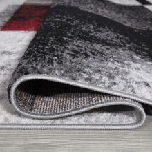 Modern szőnyeg akció, LARA piros-szürke 4865 200X280cm